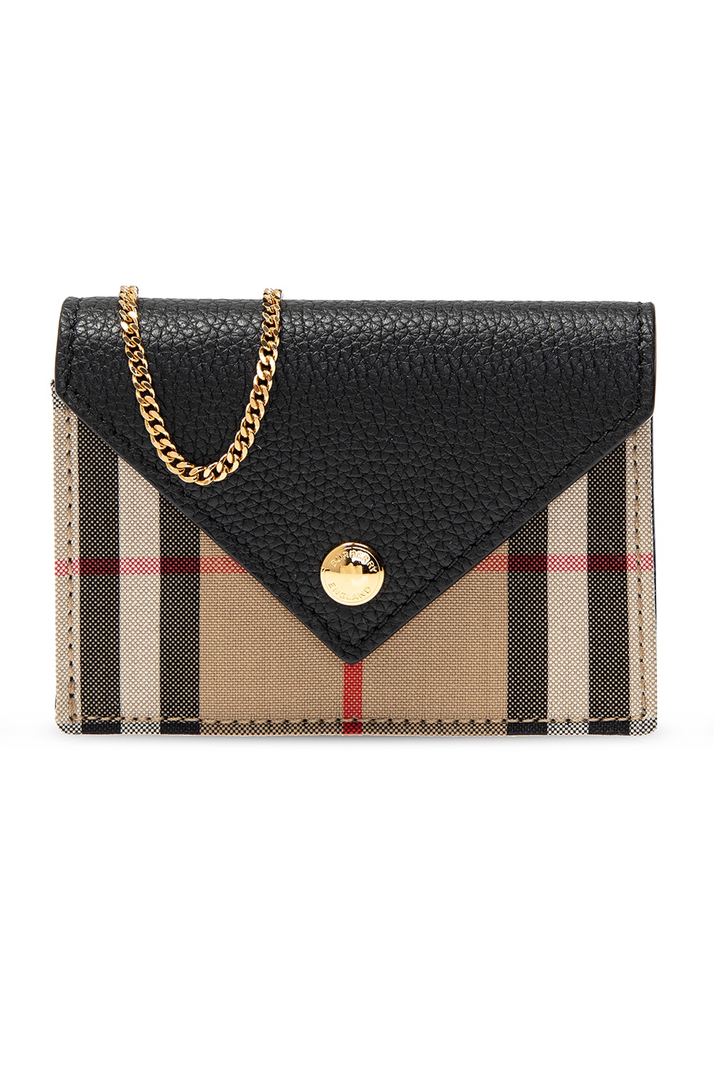 Burberry card 2025 holder chain